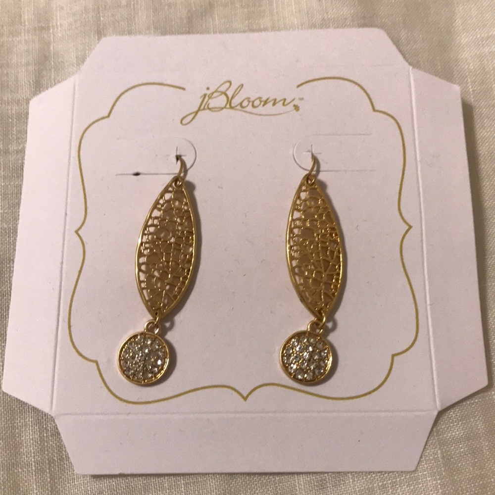 JBloom Gold Dangle Earrings